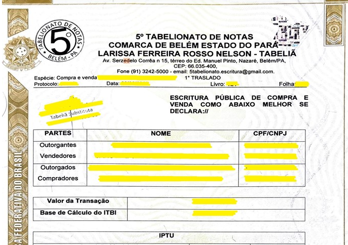 O que é uma escritura pública?